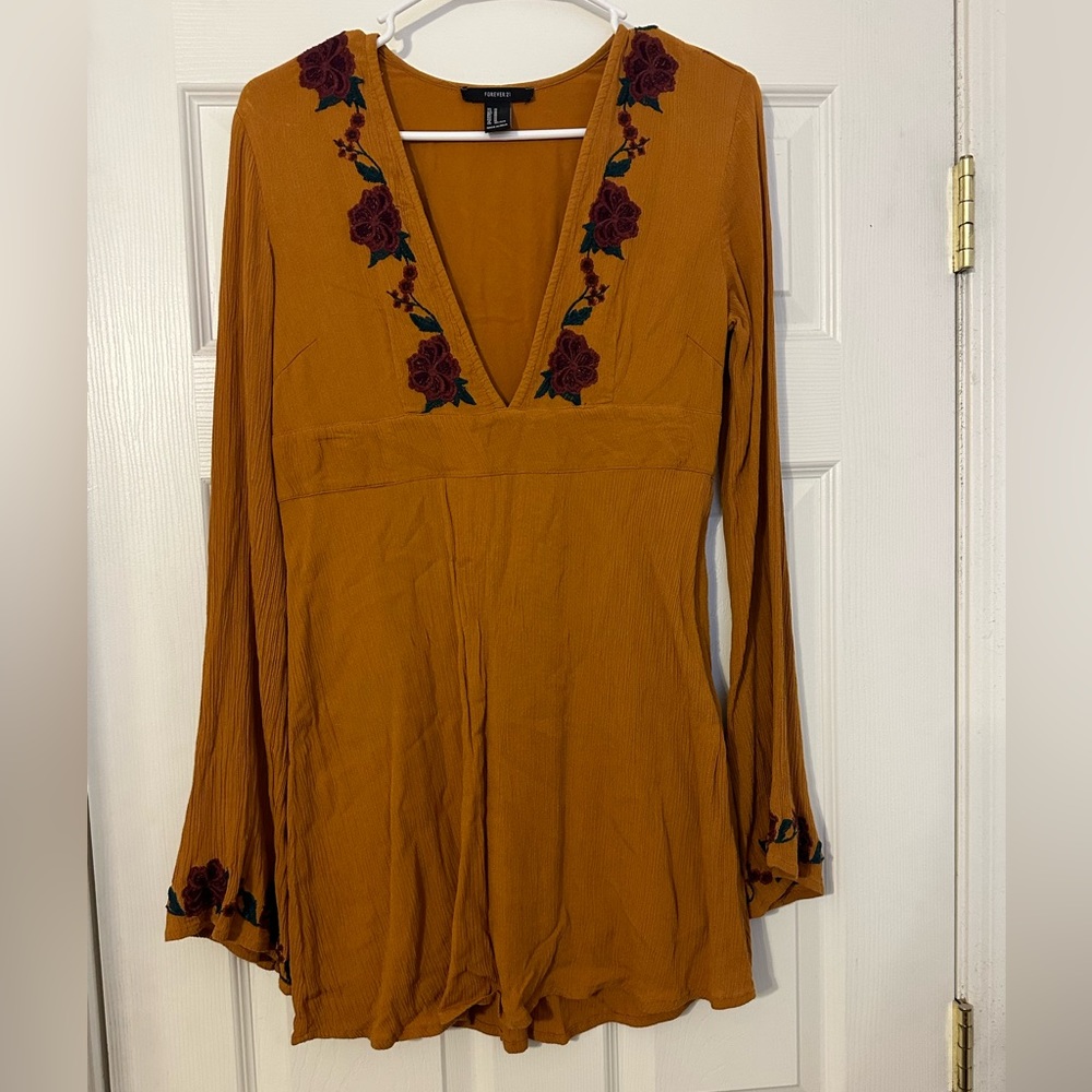 Forever 21 Long-sleeve Dress